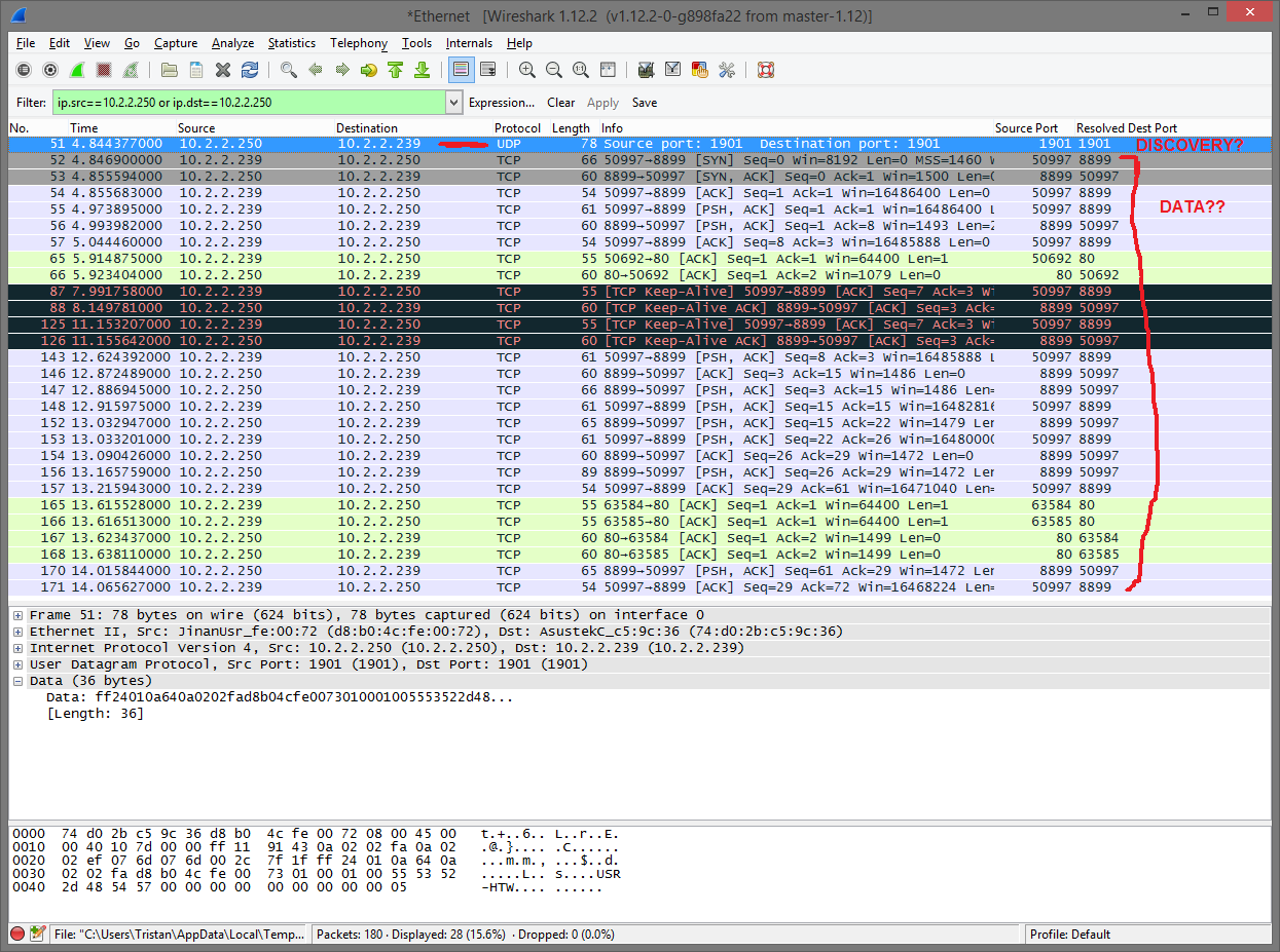 Wireshark Screenshot